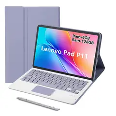LENOVO - Tablet Pad 11 2025 6GB+128GB 11'' WiFi+Teclado Púrpura+Lápiz táctil