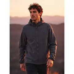 PANAMA JACK - Cortaviento Hombre Casual Gris