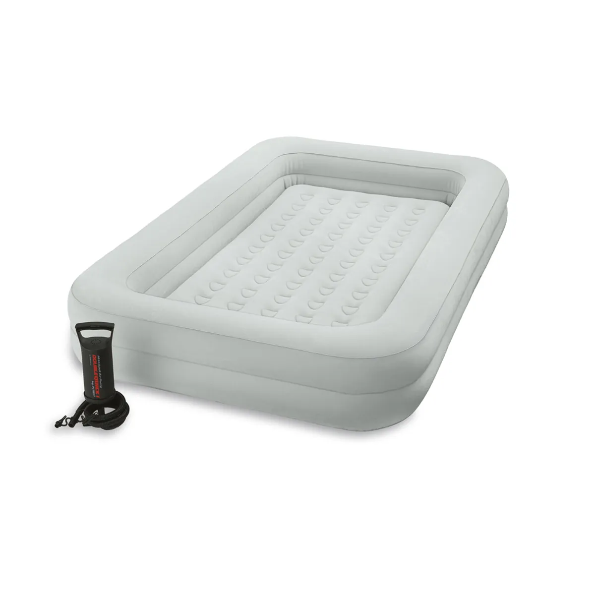 INTEX - Colchon Inflable Con Inflador Manual 107x168x25cm Intex