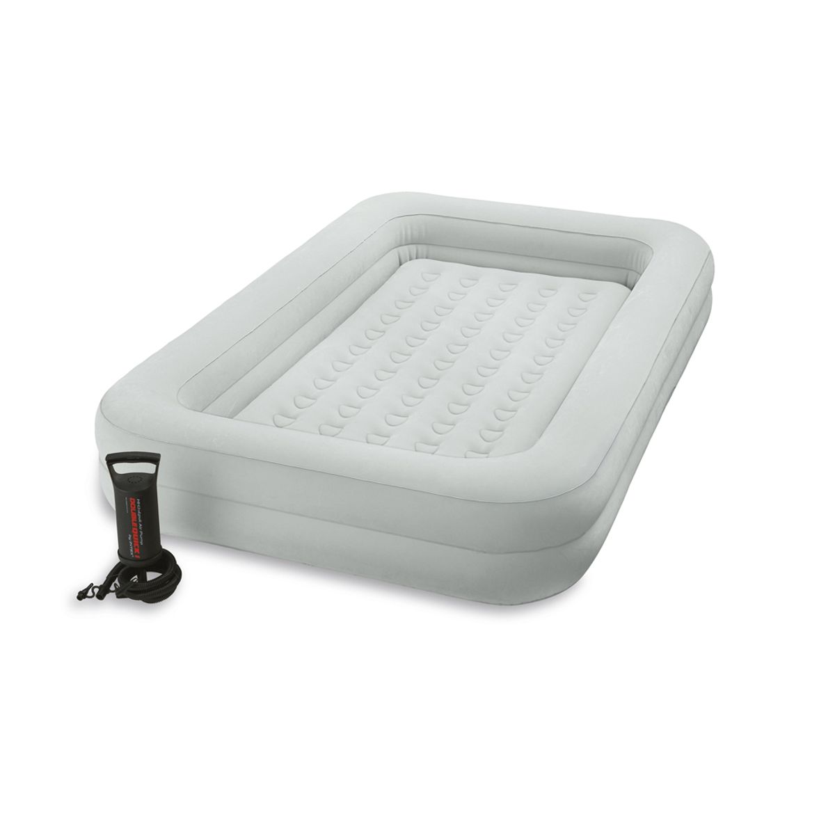 INTEX - Colchon Inflable Con Inflador Manual 107x168x25cm Intex