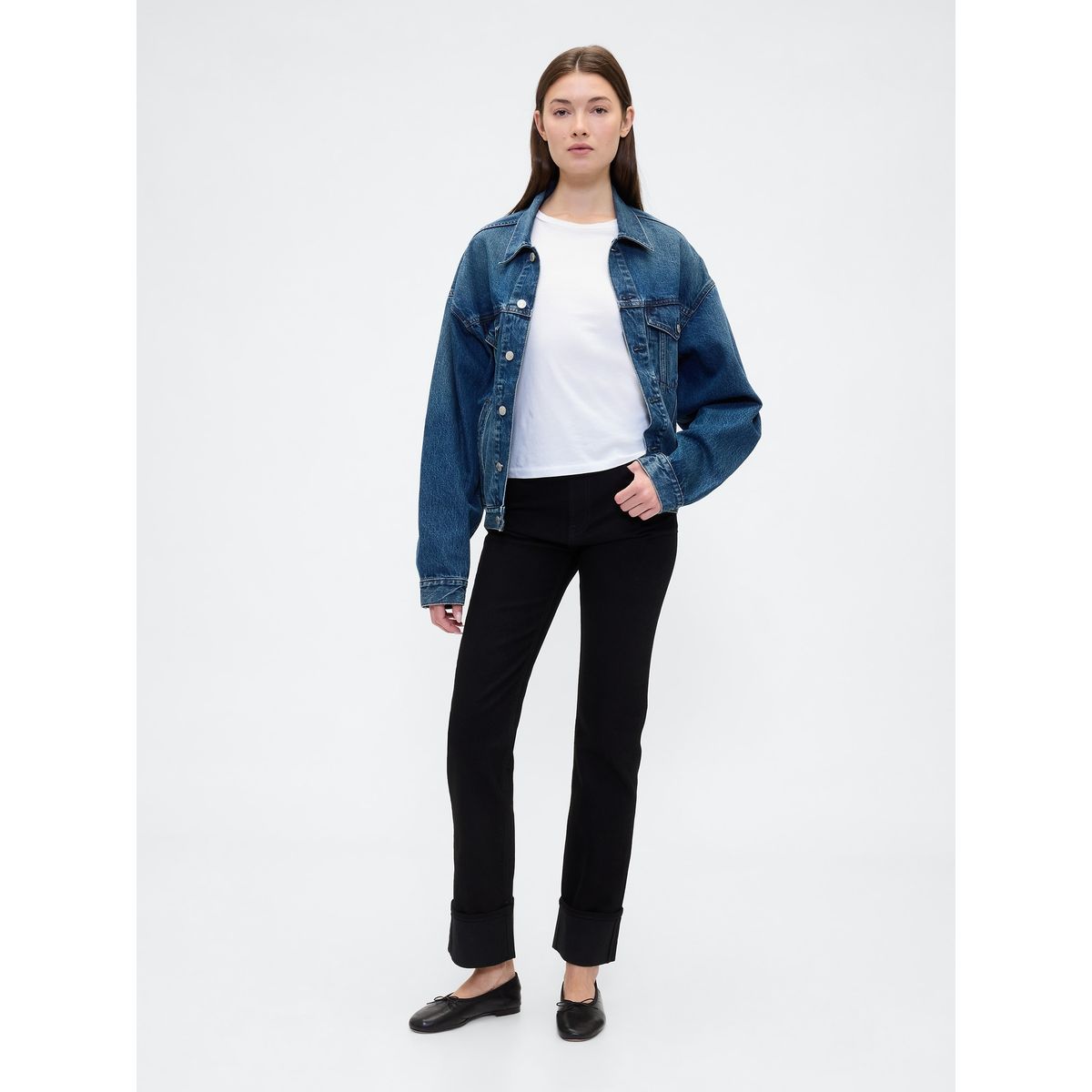 GAP - Jeans Mujer Straight Multicolor Gap
