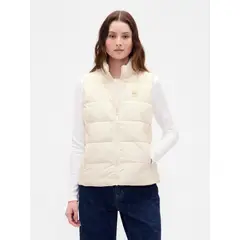 GAP - Chaqueta Mujer Vest Blanco