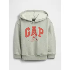 GAP - Polerón Toddler Niño Con Gorro Sin Cierre Logo Azul