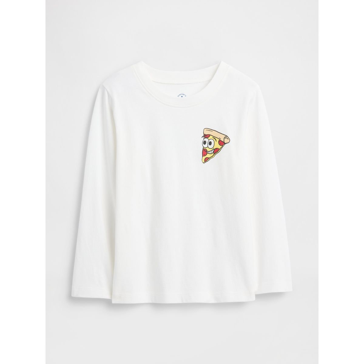 GAP - Polera Toddler Niño Manga Larga Graficas Blanco Gap