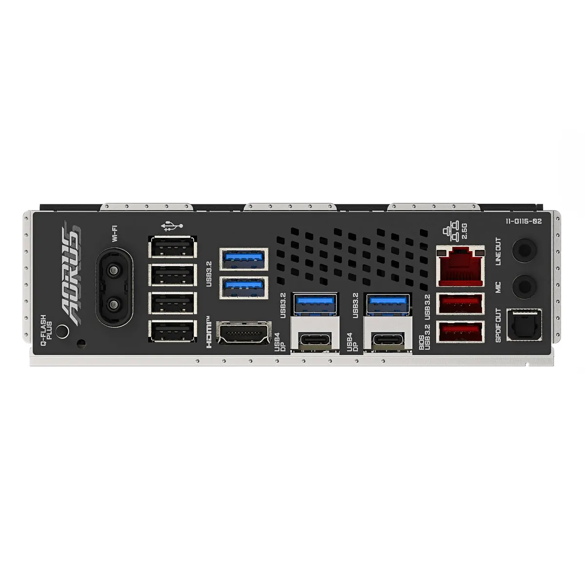 GIGABYTE - Placa Madre AORUS X870 ELITE WIFI 7 Socket AM5 x4 DDR5 PCIe 40 M2 50 BT 54 Wi-Fi ATX