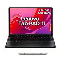 LENOVO - Tablet Pad 11 2025 6GB+128GB WiFi 11''+Teclado Negro+Lápiz táctil