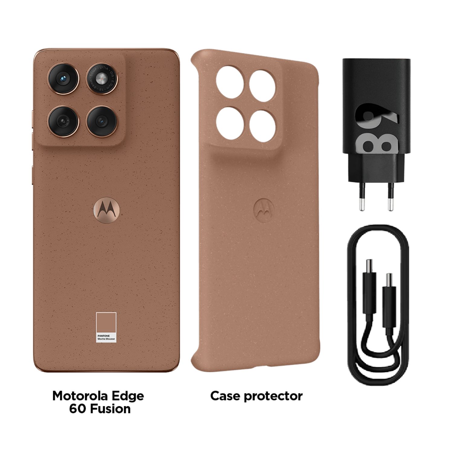 MOTOROLA Smartphone Motorola Edge 60 Fusion 8 GB 256 GB Mocha