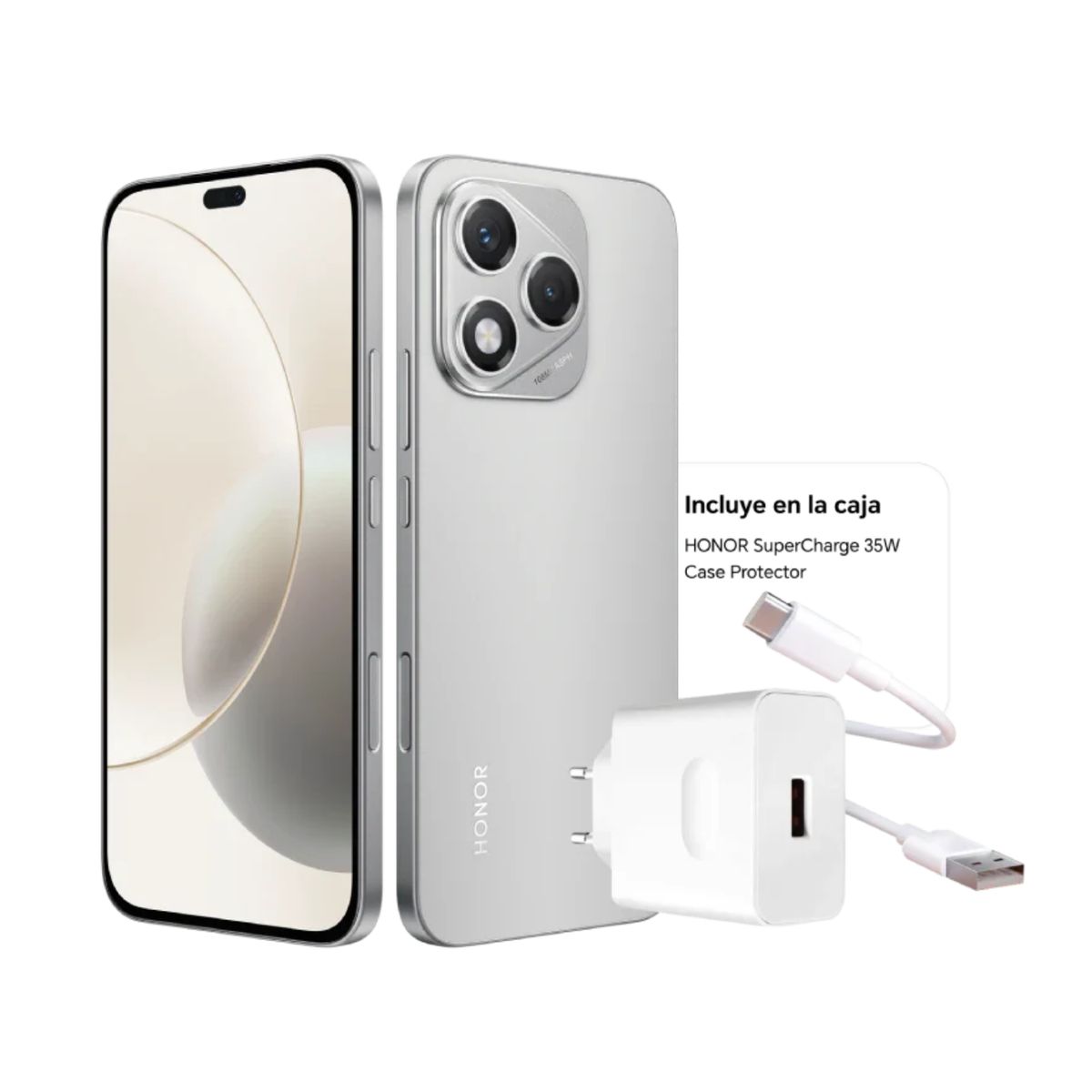 HONOR - Smartphone Honor 400 Lite 8 GB 256 GB Silver