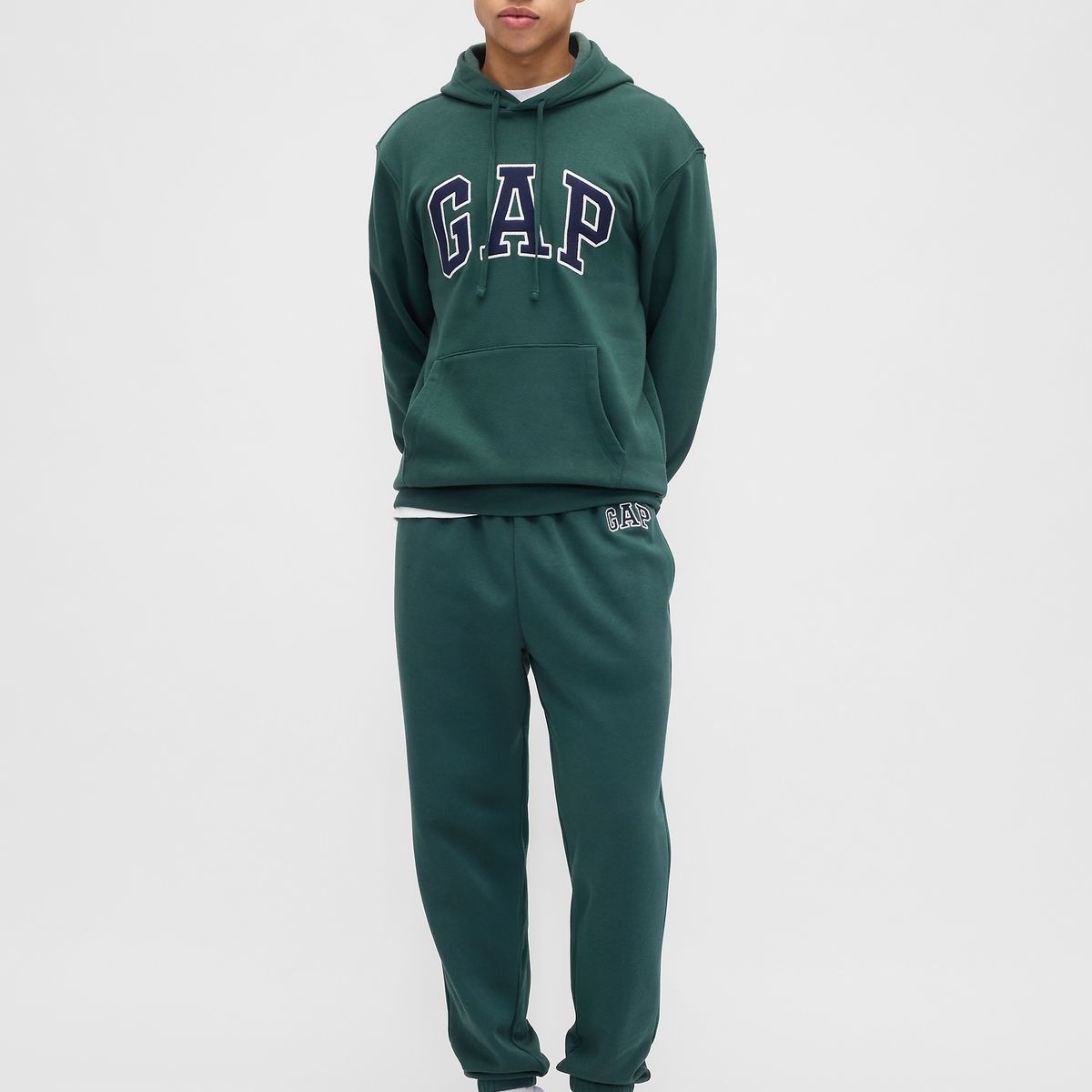 GAP - Pantalón Hombre Buzos Logo Verde Gap