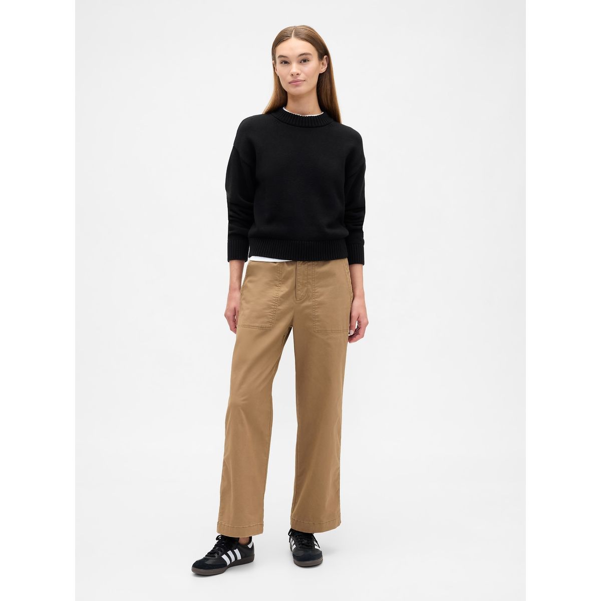 GAP - Pantalón Mujer Pull On Beige Gap