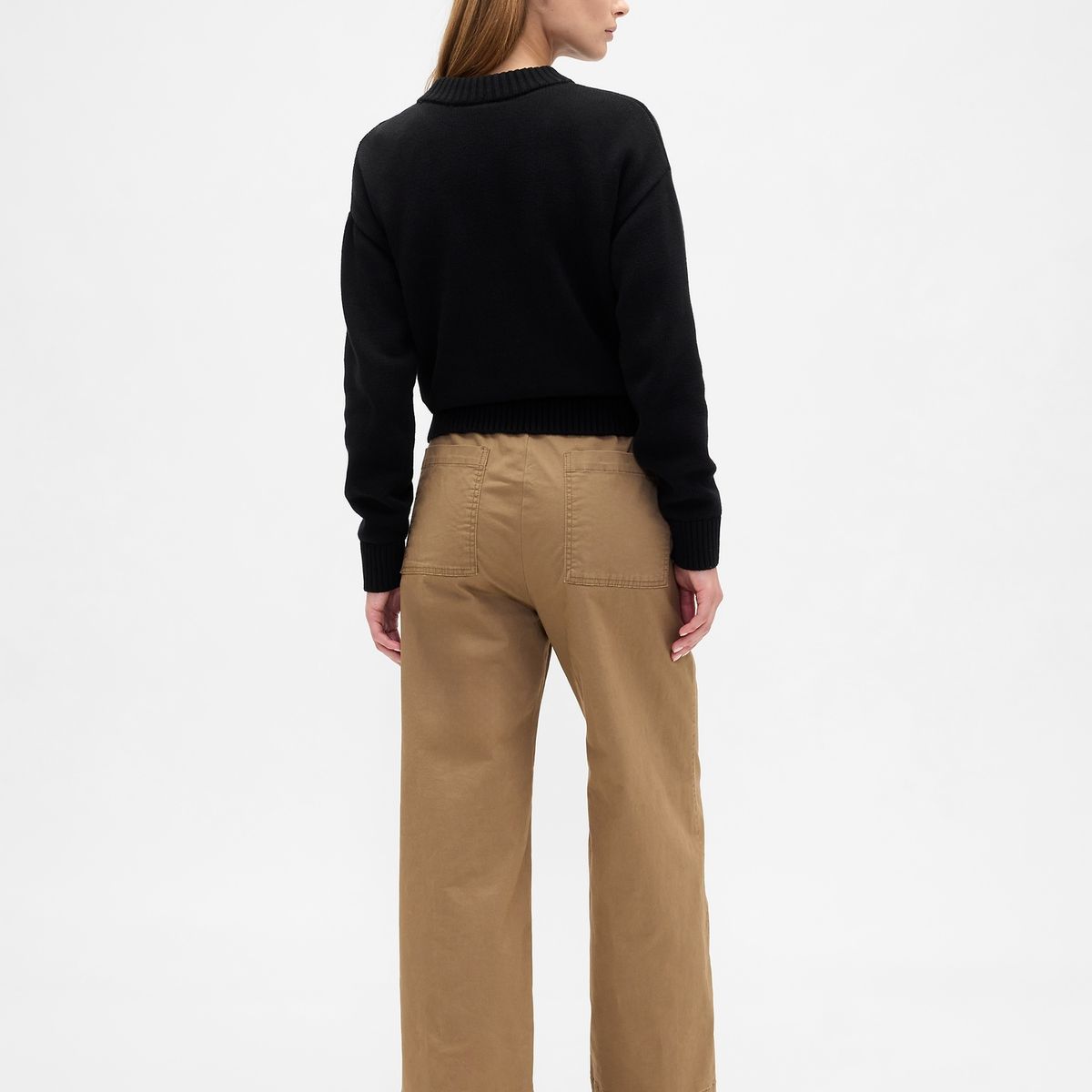 GAP - Pantalón Mujer Pull On Beige Gap