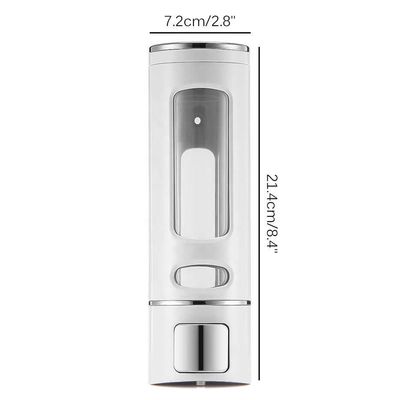 Imagen 2 del producto Dispensador de Jabon Liquido de pared Jabonera manos Plastica de Baño