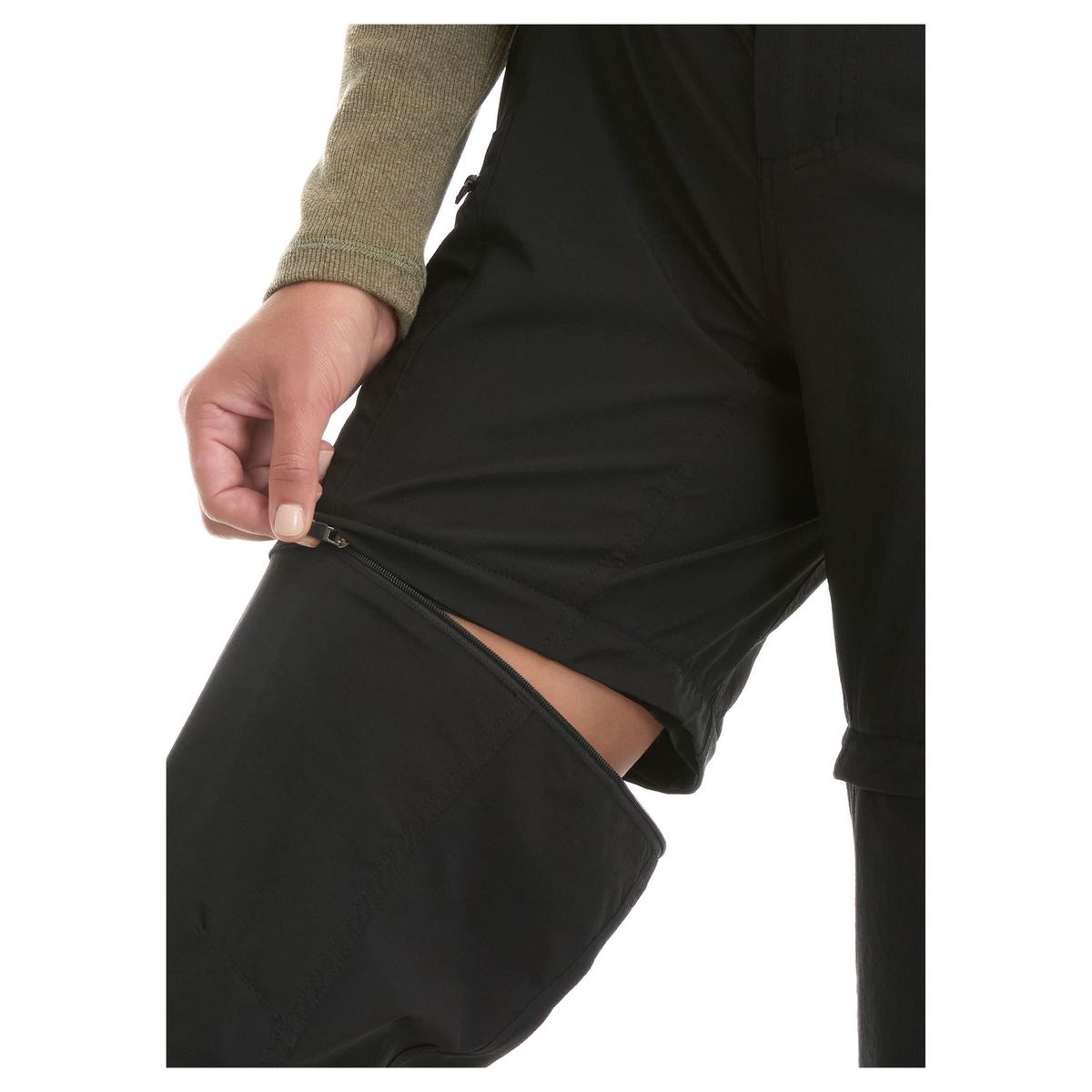 PANAMA JACK - Pantalón Mujer Desmontable Deportivo Negro Panama Jack