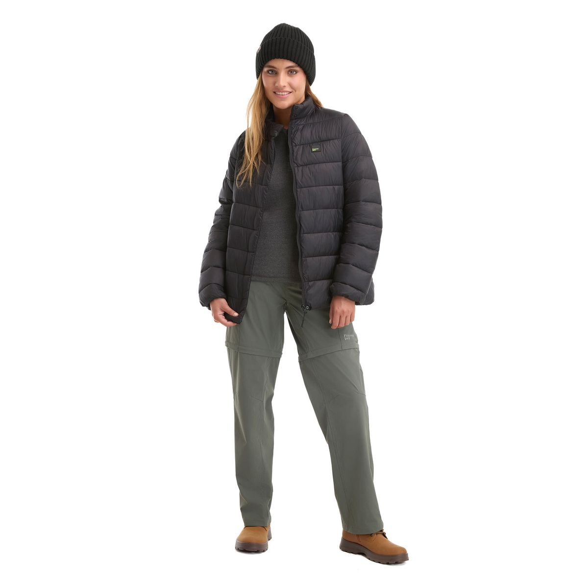 PANAMA JACK - Pantalón Mujer Desmontable Deportivo Verde Panama Jack
