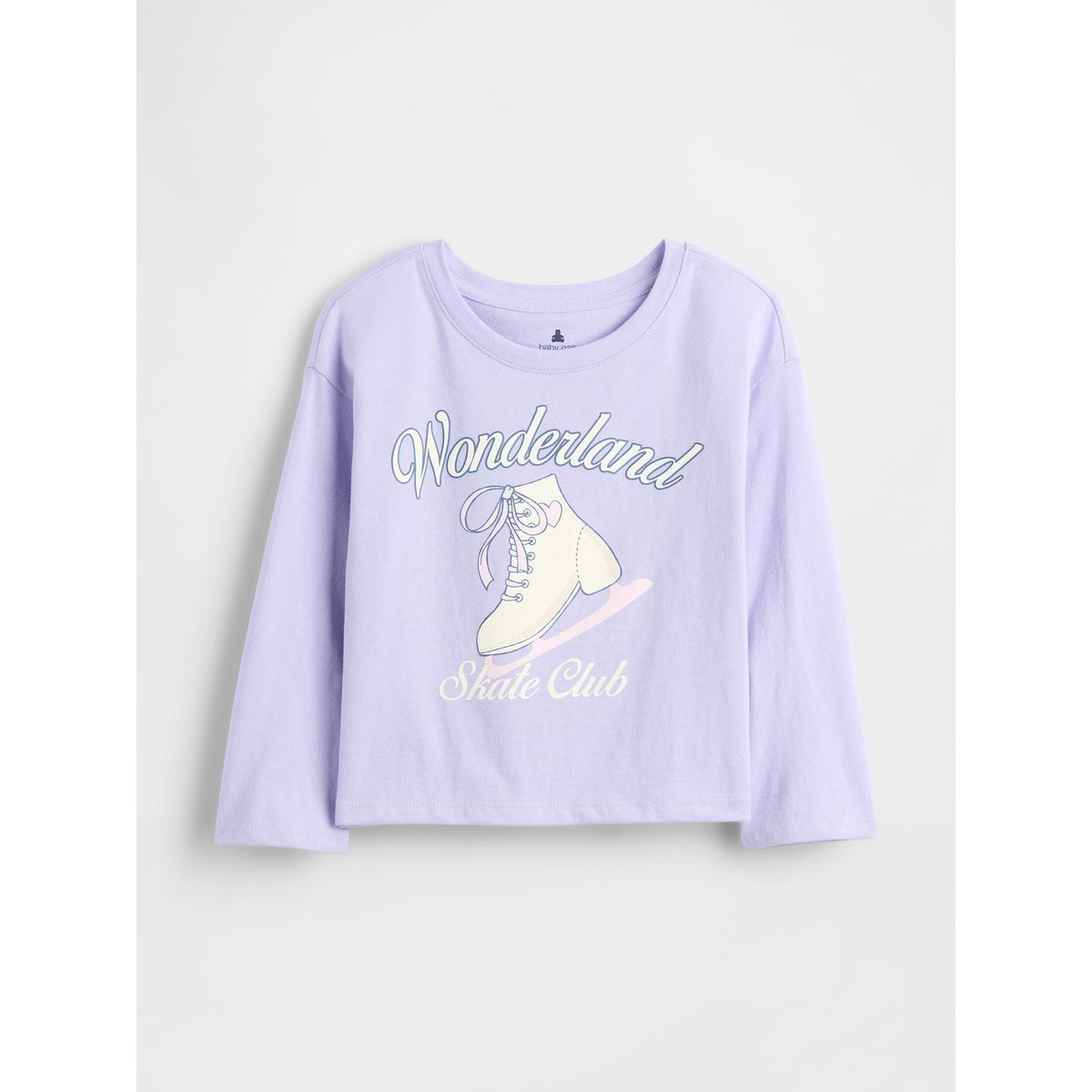 GAP - Polera Toddler Niña Gap Manga Larga Graficas Morado