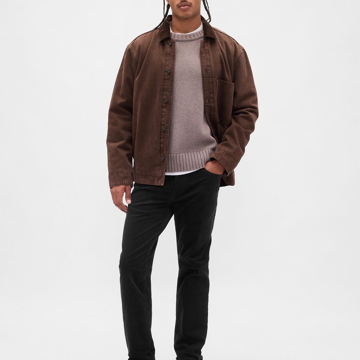 GAP - Jeans Hombre Straight Negro Gap