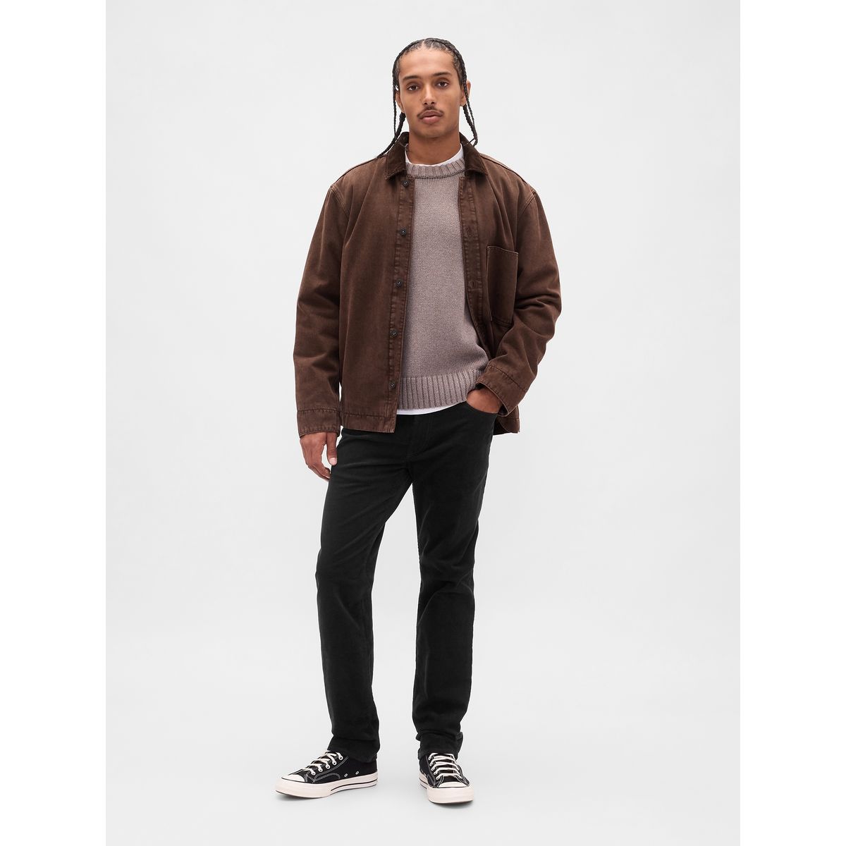 GAP - Jeans Hombre Straight Negro Gap