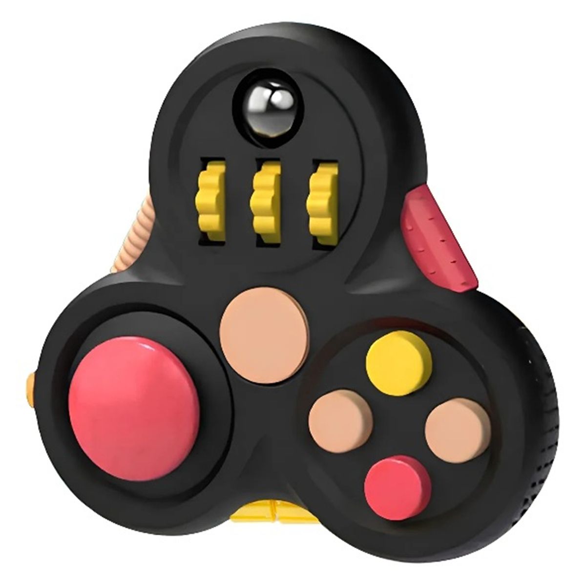 GENERICO - JUGUETE SENSORIAL FIDGET ANTI ESTRES NEGRO