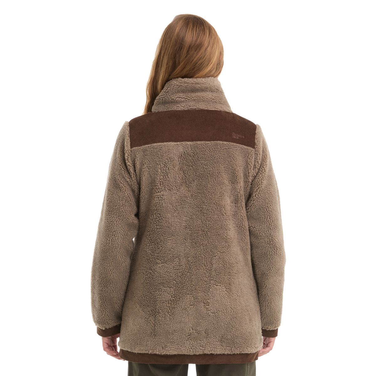 PANAMA JACK - Chaqueta Mujer Sherpa Polar Jaspeado Marrón claro Panama Jack