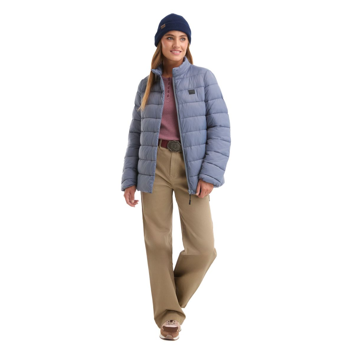 PANAMA JACK - Pantalón Mujer Cargo Canvas Casual Beige Panama Jack