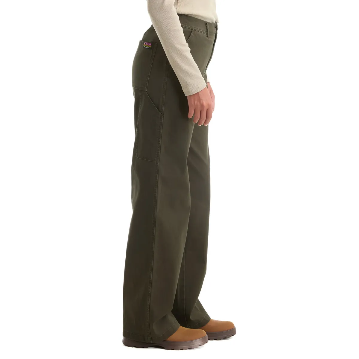 PANAMA JACK - Pantalón Mujer Cargo Canvas Casual Verde Panama Jack