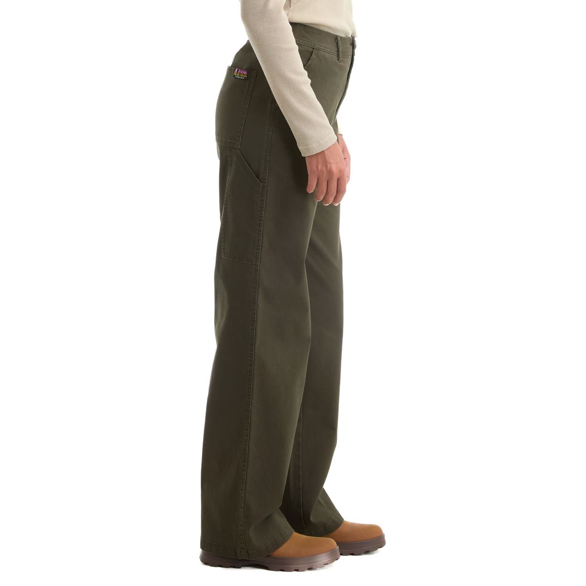PANAMA JACK - Pantalón Mujer Cargo Canvas Casual Verde Panama Jack
