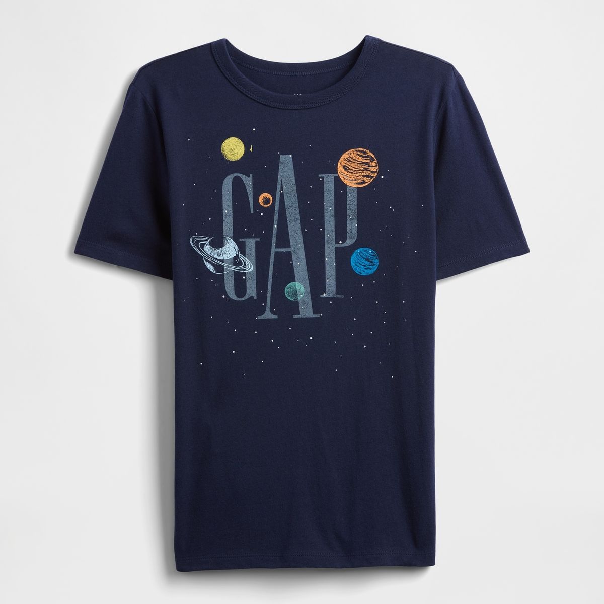 GAP - Polera Niño Gap Manga Corta Graficas Azul