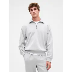 GAP - Polerón Hombre Half Zip Gris