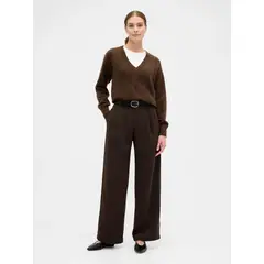 GAP - Pantalón Mujer Trousers Café