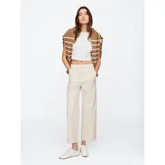 GAP - Pantalón Mujer Pull On Beige