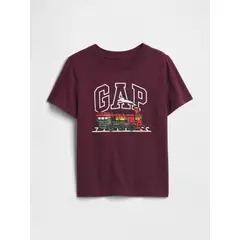 GAP - Polera Toddler Niño Manga Corta Graficas Rojo
