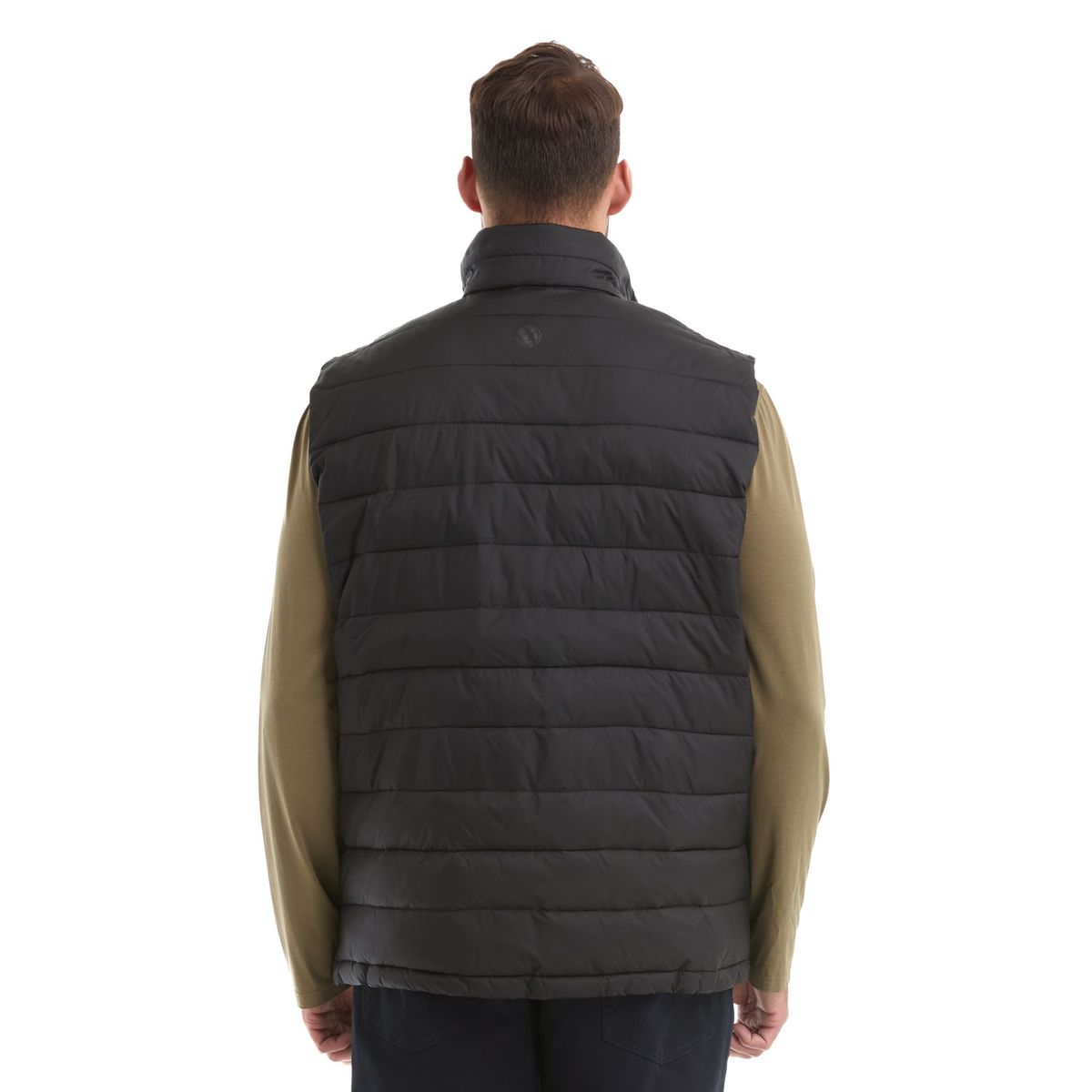 PANAMA JACK - Parka Hombre Sin Manga Liviana Acolchada Negro Panama Jack