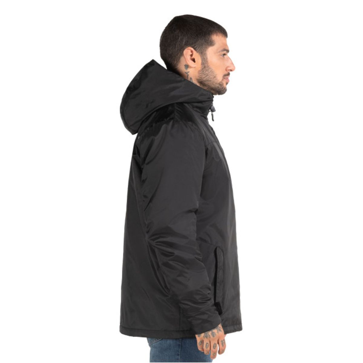 PANAMA JACK - Parka Hombre Impermeable Outdoor Negro Panama Jack
