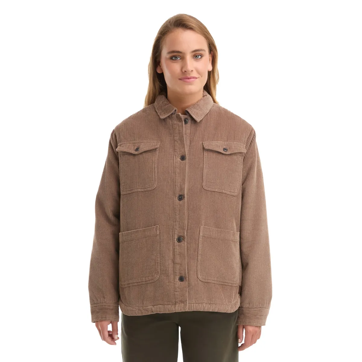 PANAMA JACK - Chaqueta Mujer Cotelé Chiporro Marrón claro Panama Jack
