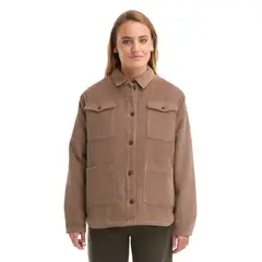 PANAMA JACK - Chaqueta Mujer Casual Marrón claro