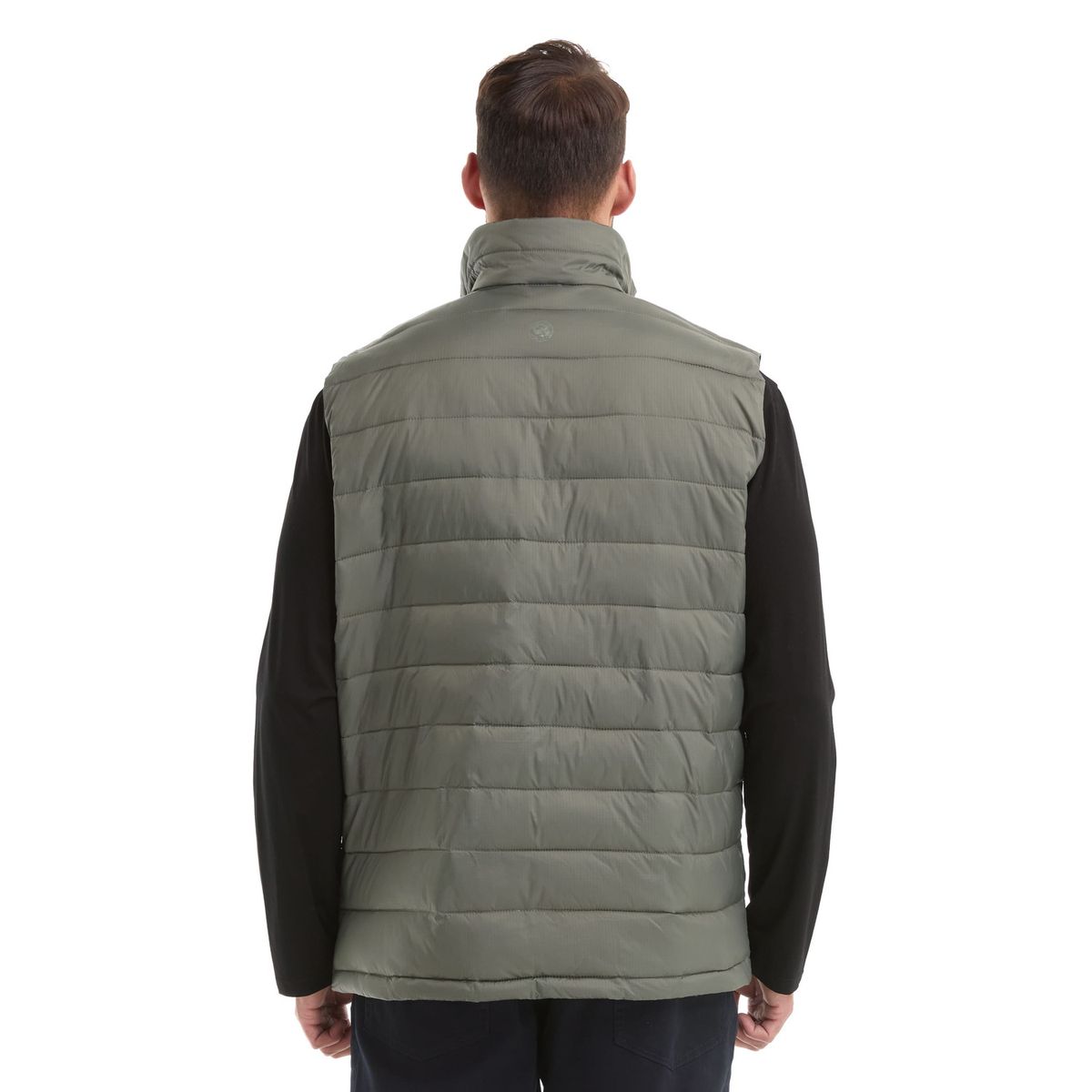 PANAMA JACK - Parka Hombre Sin Manga Liviana Acolchada Verde Panama Jack