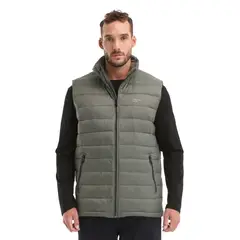 PANAMA JACK - Parka Hombre Sin Manga Liviana Acolchada Verde