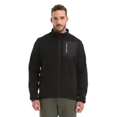 PANAMA JACK - Polerón Polar Hombre Deportivo Negro