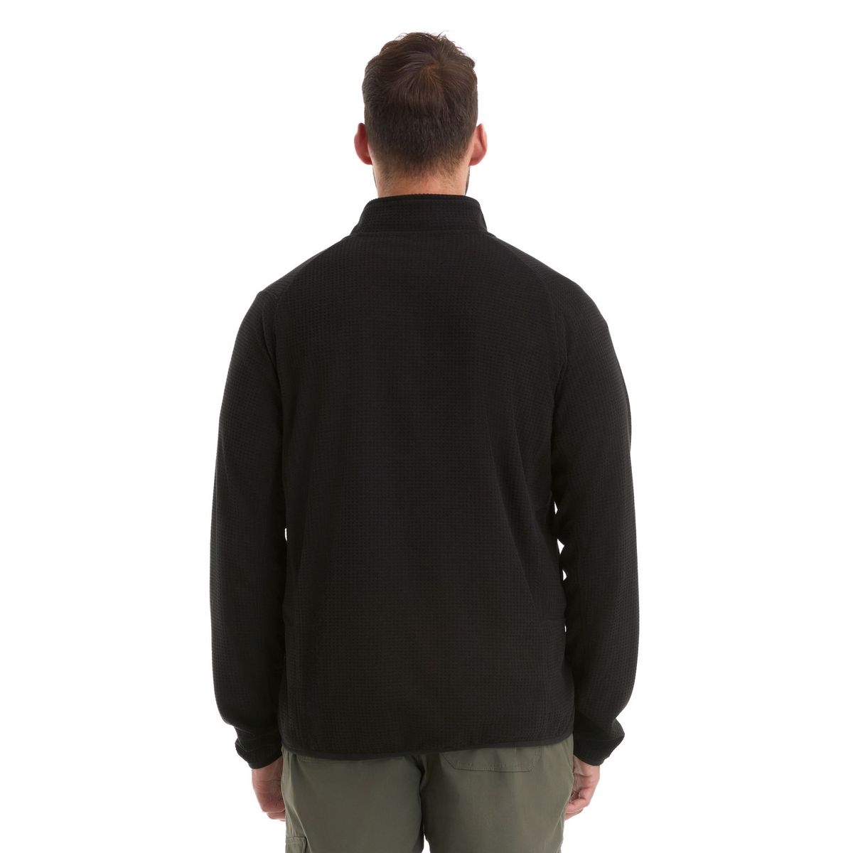 PANAMA JACK - Polerón Polar Hombre Deportivo Negro Panama Jack
