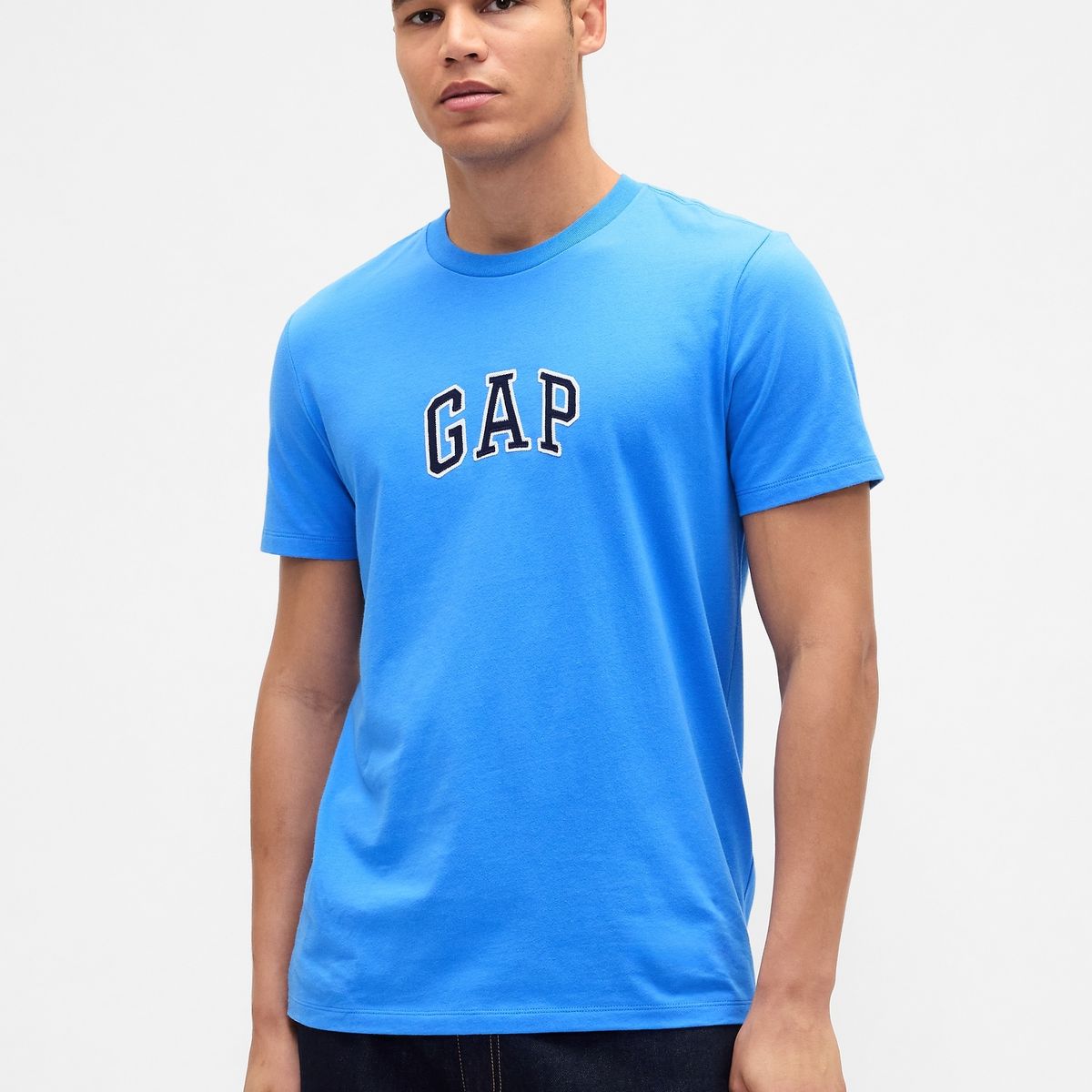 GAP - Polera Hombre Manga Corta Logo Azul Gap