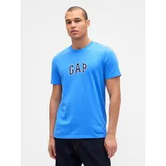 GAP - Polera Hombre Manga Corta Logo Azul