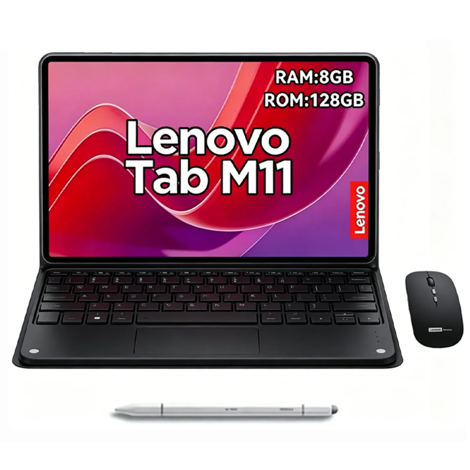 LENOVO Tablet Lenovo M11 8GB+128GB WiFi + Mouse + Teclado Negro +
