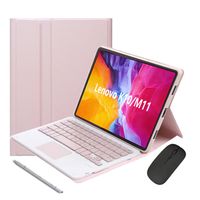 Tablet M11 K10 8GB+128GB WiFi y y Ratón inalámbrico Bluetooth &Teclado-Rosa+bp16