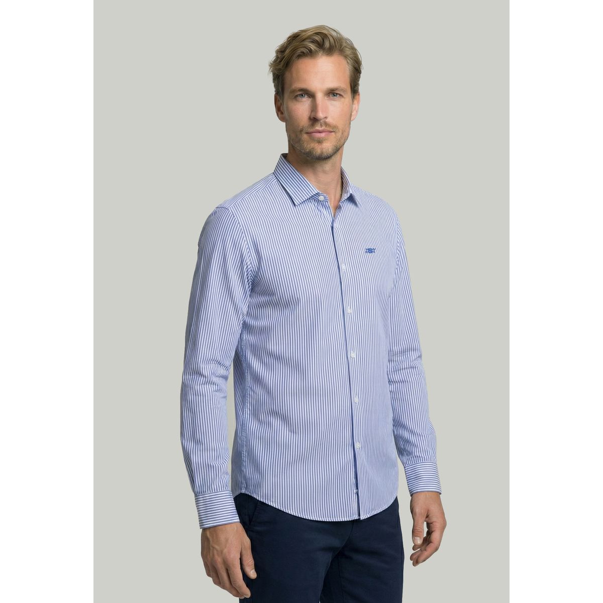 NEW MAN - Camisa Viena Navy New Man