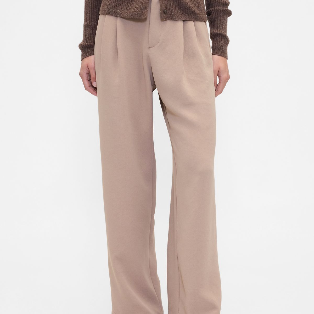 GAP - Pantalón Mujer Trousers Café Gap