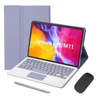 Tablet M11 K10 8GB+128GB WiFi y y Ratón inalámbrico Bluetooth &Teclado -Morado+bp16