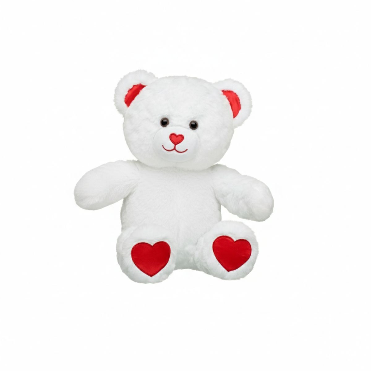 BUILD A BEAR - Peluche Oso Blanco Corazón Build-A-Bear