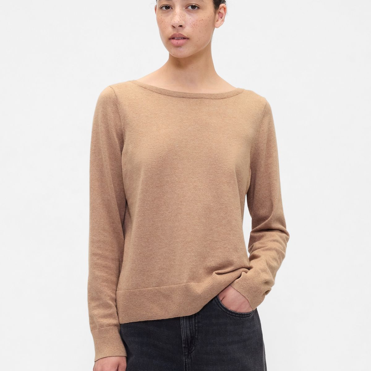 GAP - Sweater Mujer Boatneck Café Gap