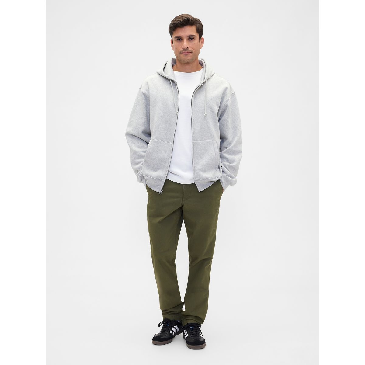 GAP - Pantalón Hombre Gap Slim Verde