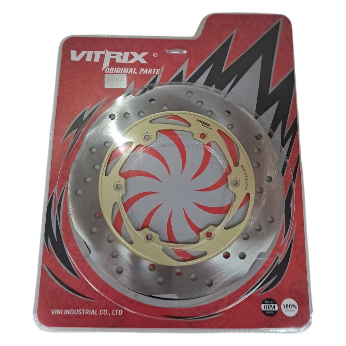 GENERICO - DISCO FRENO TRASERO PULSAR NS-200 VITRIX
